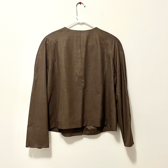 Jones NY Collection tan stretch blazer suit jacket - Picture 15 of 16